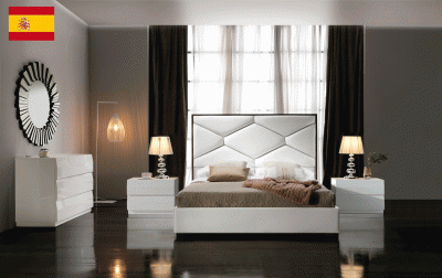Bedroom Furniture Modern Bedrooms QS and KS Martina Bedroom Storage White, M152, C152, E100
