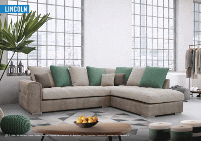 Living Room Furniture Reclining and Sliding Seats Sets Lincoln Sectional