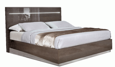 Bedroom Furniture Beds Platinum LEGNO Bed SILVER BIRCH