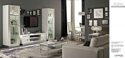Wallunits Entertainment Centers Roma White Additional Items