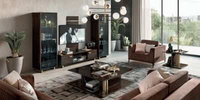 Brands Camel Modern Living Rooms, Italy Volare Day Entertainment Additional items DARK WALNUT