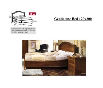 Clearance Bedroom Gendarme Bed 120x200 085let.27no+ frame 000ret.230