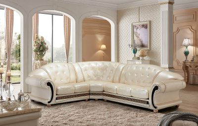 Clearance Living Room Apolo Sectional Pearl