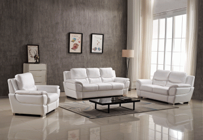 Living Room Furniture Sofas Loveseats and Chairs 4572 Sofa Only White