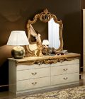 Barocco Ivory/Gold Double Dresser