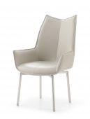 1218 swivel dining chair Grey Taupe